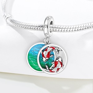 Breloque en argent sterling 925 en forme de moulin à vent, de globe terrestre et d'avion pour bracelets, joncs, pendentifs et perles – Cadeau idéal pour femmes et amies - Product Image 4