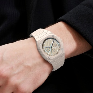 Montre de sport à quartz de luxe pour hommes, avec affichage du calendrier et des aiguilles, chiffres arabes, étanche - Product Image 4