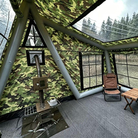 Tente de camping gonflable Camo Air Column - Installation rapide, tissu Oxford épaissi pour la chasse en pleine nature