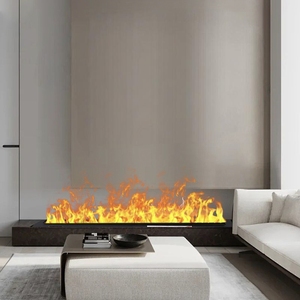 Chimenea Decorativa de Estilo Europeo con Atomización, Chimenea Electrónica Integrada para el Hogar con Simulación de <span class=keywords><strong>Fuego</strong></span> y Humidificación - Product Image 4