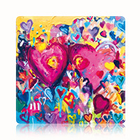 Tapis de Mahjong multi-thèmes, base en caoutchouc antidérapante, tapis de jeu carré, tapis de Mahjong style graffiti pour le jeu américain NMJL