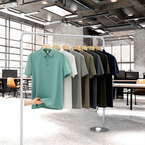 เสื้อโปโลผู้ชายแบบกำหนดเอง OEM ผ้าคอตตอนปิเก้ ปักโลโก้ แบรนด์ส่วนตัว เสื้อโปโลลำลองสำหรับตีกอล์ฟ ผู้ผลิตขายส่ง - Product Image 3