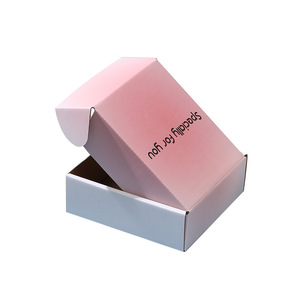 Embalaje de papel de cartón corrugado impreso con logotipo, caja de cartón de envío postal - Product Image 1