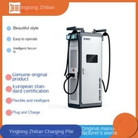 Station de recharge pour véhicules électriques 120/160/180 kW, chargeur rapide DC intégré à double pistolet, entrée DC380V norme européenne pour