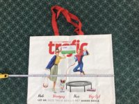 Sacs de courses en PP tissé en gros, sacs d'épicerie durables et réutilisables avec impression personnalisée, sacs fourre-tout promotionnels laminés imperméables