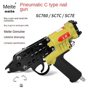 Pistola de Clavos Neumática Tipo C SC760C para Fabricación de Muebles, Diámetro de Clavo de 7 mm, 1.5 kg - Product Image 4