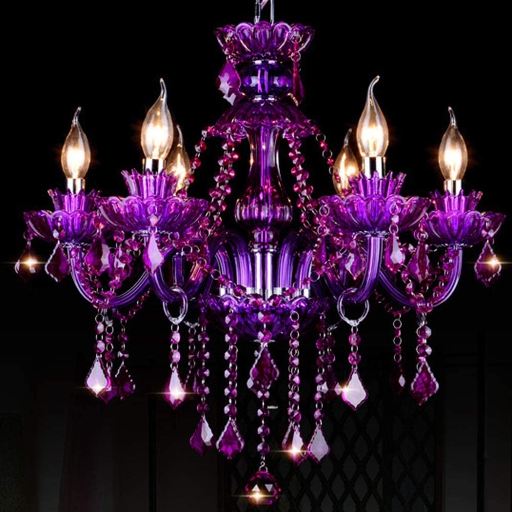 фиолетовая люстра. подвесная люстра st-luce sl. бра сиреневые luxury purple chandelier crystal chandeliers abajur without lampshade. 063. люстра сиреневого цвета.