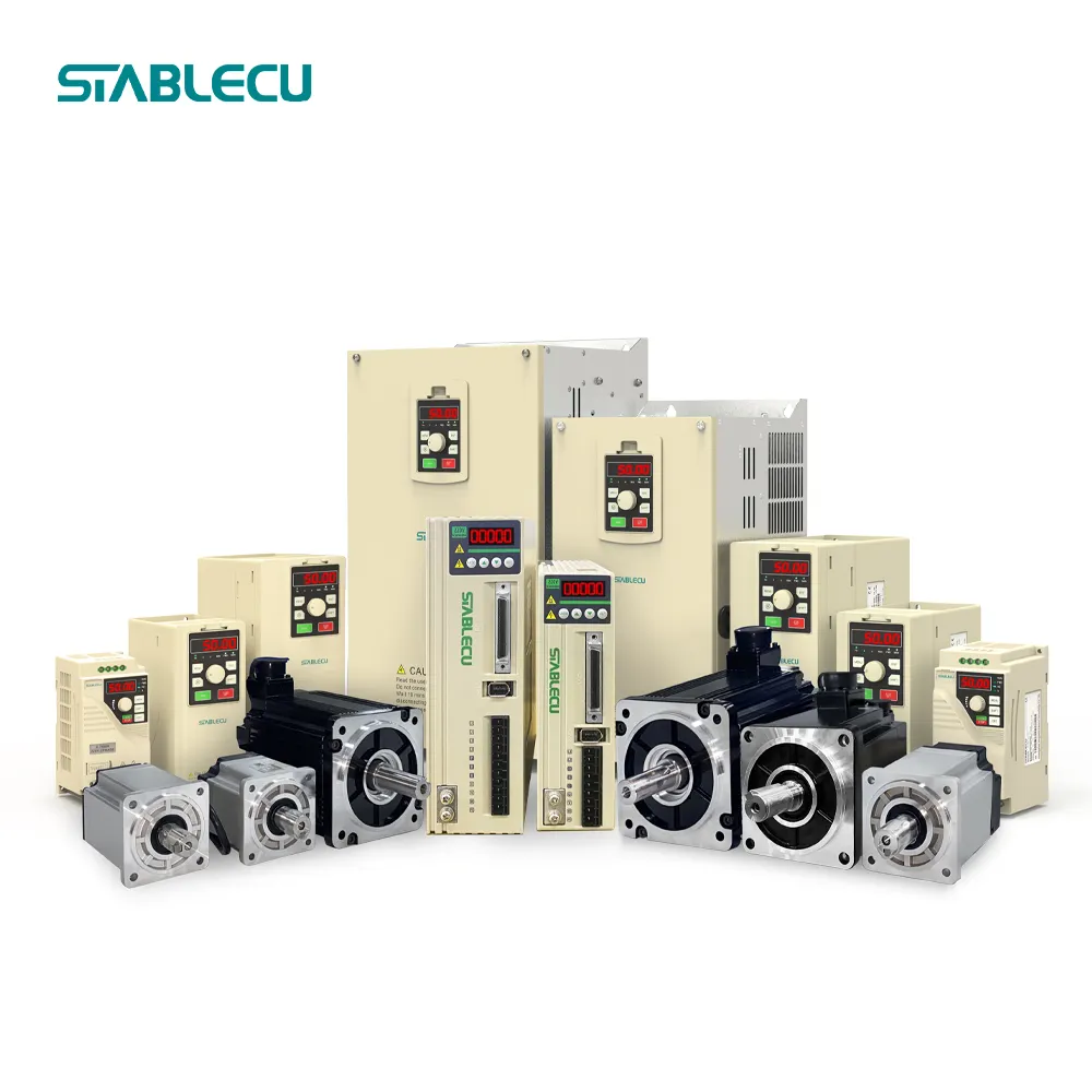 factory brand STABLECU 1500W high power ac Servo motor and driver kit with brake synchronous motor for CNC and engraving machine