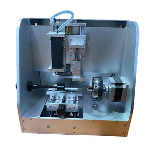 เครื่องแกะสลัก CNC ขนาดเล็ก AM30 สำหรับงานเครื่องประดับ แกะสลักได้ทั้งด้านในและด้านนอก เช่น แหวน ไฟแช็ก การ์ดสัตว์เลี้ยง ของตกแต่ง ขนาด 290*270*280 มม. พร้อมมอเตอร์สเต็ปเปอร์ 42 ตัว - Product Image 5