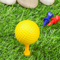 Tees de golf en caoutchouc incassables Tees de château en plastique abaisseurs avec une hauteur constante pour la pratique de taille mixte