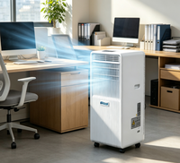 Climatiseur portable électrique silencieux Airwens 12000 BTU à faible bruit pour usage domestique avec fonctions d'économie d'énergie et d'auto-nettoyage