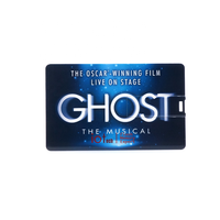 Clé USB carte de crédit musicale 2 Go 8 Go 16 Go 32 Go avec impression de logo coloré