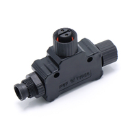 Connecteur étanche en plastique de type T 2-5 Core fileté pour Yacht Aviation NMEA2000 Plug 5A Copper Nylon for Marine Use