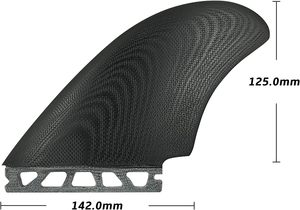 Aletas de propulsor reforzadas con fibra de vidrio para Longboard Soft Top Surfboard Paddle Board Wake <span class=keywords><strong>Surf</strong></span> Fins <span class=keywords><strong>Surf</strong></span> Keel Twin Fin - Product Image 6