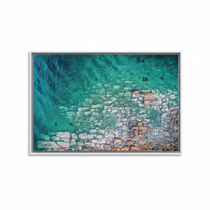 <b>Canvas</b> <b>Wall</b> Art: Printed Sea Scenery with Elegant Ocean View,WHITE FRAMED <b>CANVAS</b> - Product Image 2