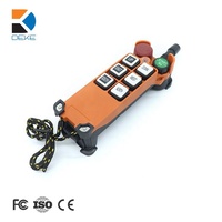 Télécommande sans fil pour grue RF F21-E1 à signal stable - Étanche, portée 100 m, en plastique