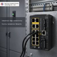 Conmutador Ethernet Industrial Cisco Catalyst IE3100 IE-3100-8P2C-E con Configuración de Puerto 8P2C para Automatización de Fábrica