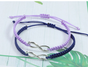 Bracelet d'amitié tressé fait main Resoul, style bohème, avec coquillages de cauris et broderie, en macramé, cadeau pour femme - Product Image 3