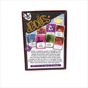 Jeu de société Atonement Tour, jeu de cartes, sept péchés capitaux, poker, jeu de société décontracté, puzzle de raisonnement, Little Chao Dean Joy - Product Image 2