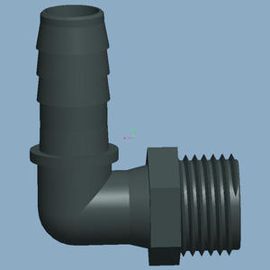 Jiyou G Npt M8 10 12 Threaded Plastic Pagoda Connector For <b>Rubber</b> Hose Fluid Piping Adapter With External Thread Connection - Product Image 3