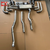 Système d'échappement haute performance en acier inoxydable de 1,5 mm d'épaisseur, soupapes à 2 entrées, finition sportive polie miroir pour X1 M35i X2