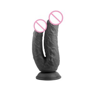 Dildo Doble Realista con Correa para <span class=keywords><strong>Lesbianas</strong></span>, Dildo de Doble Cabeza al por Mayor - Product Image 2