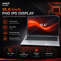 Laptop AMD Ryzen 7 5825U 15,6 Inci Kelas Atas Terlaris 2027, RAM 16GB, SSD 512GB, Windows 11, Bodi Metal, Tipe-C, untuk Bisnis