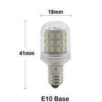 Ampoule LED miniature E10 6V 12V 24V 48V universelle G18 blanche pour lampe torche, bateau, panneau marin