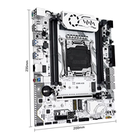 Machinis X99 K9 Motherboard Gaming-soket LGA 2011-3, Chipset X99, RAM DDR4, 2.0 TPM