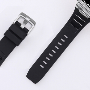 <span class=keywords><strong>Correa</strong></span> de Reloj Integrada Modificada con Incrustaciones de Diamantes de Alta Gama, 44 mm, 45 mm, para <span class=keywords><strong>Apple</strong></span> Iwatch Band <span class=keywords><strong>SE</strong></span> 8 7 6 5 Series - Product Image 4