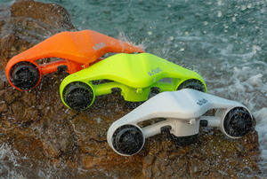 Trotinette <span class=keywords><strong>sous</strong></span>-marine électrique portable pour plongée, vitesse 1,5 m/s, autonomie 30 min, propulseur de natation - Product Image 4