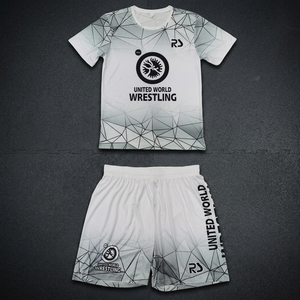 Custom Men's Wrestling One-piece Digital Print Stretch Lightweight Breathable Quick Dry Shrink-Proof Durable 100% Polyester 180g - Product Image 2