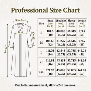 ชุดเดรสยาวสไตล์มุสลิมสำหรับผู้หญิง ตกแต่งด้วยงานปักแบบฮอตฟิกซ์ ผ้าทอ 100D เหมาะสำหรับการแต่งกายแบบสุภาพ - Product Image 4