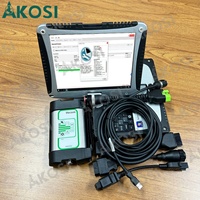 Outil de diagnostic automobile pour camions lourds Volvo Vocom 88890300 avec SDD pour Renault/UD/Mack/Volvo et ordinateur portable CF19, modèle 2024