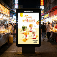 Affiches lumineuses LED personnalisées pour aéroports, pour la promotion des boutiques duty-free, la publicité et la signalétique