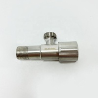 304 vanne d'entrée d'eau en acier inoxydable pour robinets de salle de bain de cuisine vanne de cartouche d'inverseur d'eau de bassin d'angle Triangle moderne