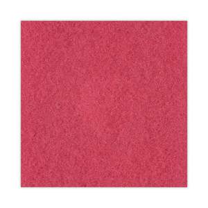 18 pouces. Tampons de polissage rouges pour sols en béton - Boardwalk BWK4018RED (5/carton) - Product Image 4