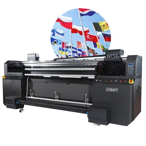 2m 2/4 I3200 Head Large Format Dye Sublimation Printing Machine 2000k Direct To Textile Fabric Flag Light Box Digital Printer