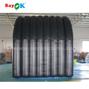 Kênh Bơm Hơi Ngoài Trời Khổng Lồ Màu Đen Có In Hình Lều Bơm Hơi Di Động Chất Lượng Cao - Product Image 4