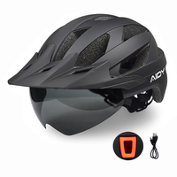 Casque de vélo personnalisé ultraléger OEM pour adultes avec éclairage arrière LED rechargeable, casque de vélo de montagne, casque de vélo de route, casque urbain avec visière