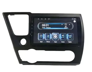 XinYoo Pemutar Multimedia Android untuk Honda Civic 2015 dengan Radio GPS USB Video Musik WIFI Pemutar Audio DVD Mobil Pemutar Mp5 Mobil