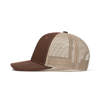 Vente en gros Automne Été Distribution transfrontalière Casquette en maille à plaque lumineuse vierge Casquette de baseball camionneur légèrement incurvée prête à la vente