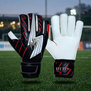 Gants de gardien de but pour la compétition et l'entraînement, avec contact en silicone injecté sur la paume avant et sangle élastique intégrée. - Product Image 4