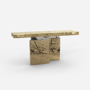Fabricante LIZZ de Foshan, China, Mesa de Consola <span class=keywords><strong>Empire</strong></span> <span class=keywords><strong>II</strong></span> de Estilo Italiano Moderno y Minimalista de Lujo, Marco de Madera Sólida Fundida - Product Image 3