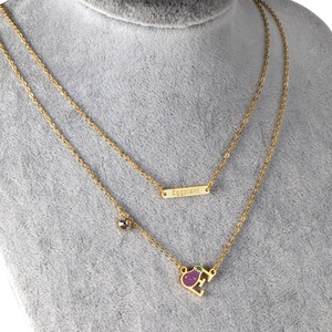 Collar con Colgante de Acero Inoxidable Chapado en Oro de 18k al por Mayor, Diseño Especial de Panadería, Lindo para Niñas y Mujeres - Product Image 5