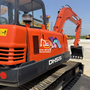 รถขุดขนาดเล็กมือสอง Doosan รุ่น DH55 ราคาถูก พร้อมบุ้งกี๋ใหม่ รถขุดตีนตะขาบมือสอง DH55 DH60 DH70 พร้อมใบรับรอง CE EPA - Product Image 5