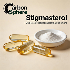Poudre de Stigmastérol Monomère de Qualité Alimentaire Pureté 95% (CAS 83-48-7) C29H48O Matière Première pour Complément Alimentaire Régulateur de Cholestérol - Product Image 2