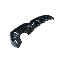 Pour BMW Série 4 G22 G26 2021-2025 MP Diffuseur arrière avec paquet M Pare-chocs en fibre de carbone noir brillant Assurance qualité