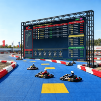 Commercial Track Rental LED Scoreboard Karting Timing System Match Loop Antenna Multi Driver Expandable Capacity