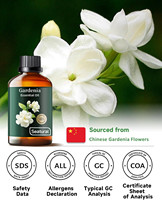 100% minyak esensial Gardenia murni minyak Gardenia alami untuk Diffuser kamar tidur, penguat cucian & parfum wanita